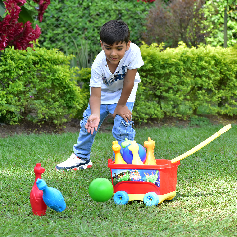 Juego de Bolos Sobre Ruedas para Niño Marca Boy Toys