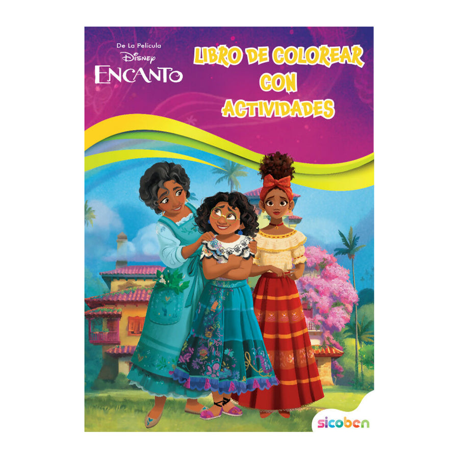 Libro de actividades de Disney para niños, ideal para fomentar la creatividad y el juego.