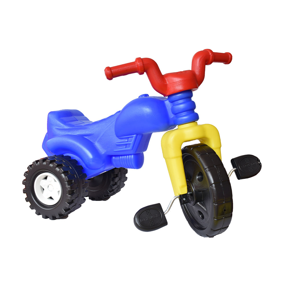 Triciclo Soplado Niño Boy Toys, ideal para el desarrollo motriz y horas de diversión al aire libre.