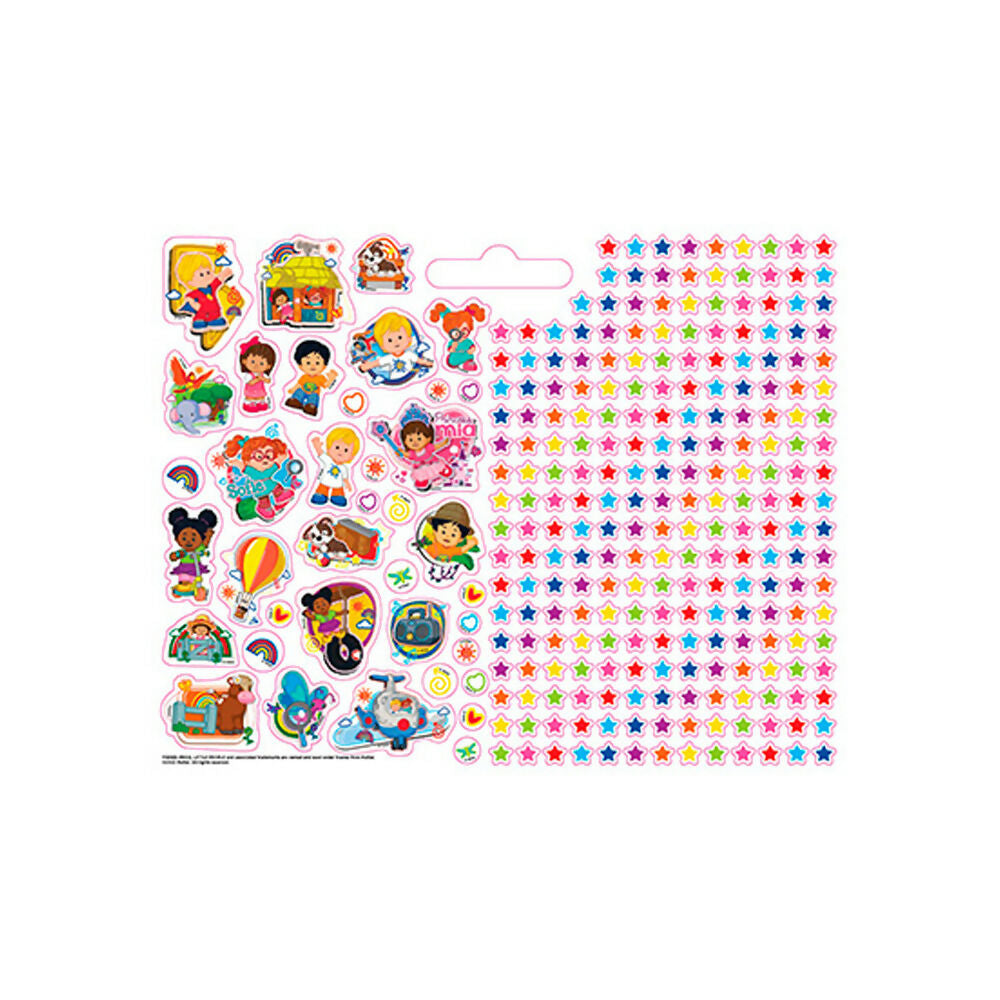 Libro My Block de Colorear Little People - Fisher price