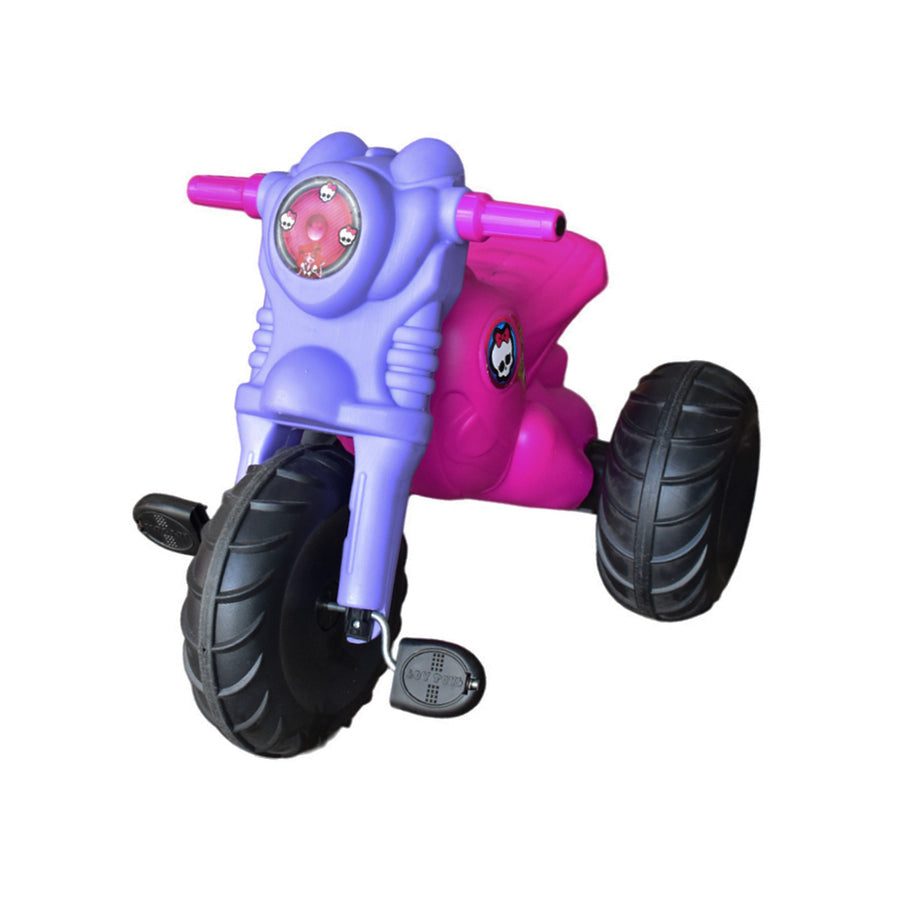 Triciclo Monster para niña Boy Toys, diseño atractivo y seguro. Ideal para el desarrollo motriz y equilibrio.
