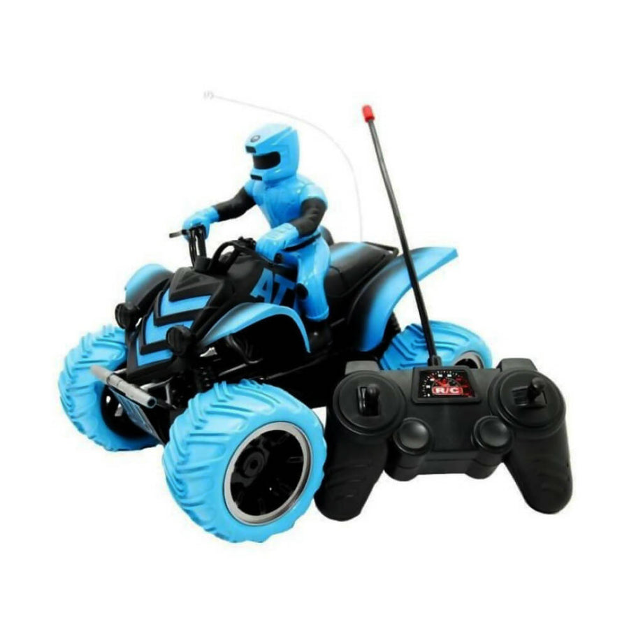  Cuatrimoto a Control Remoto Azul para niños, ideal para aventuras al aire libre y desarrollo de habilidades motrices