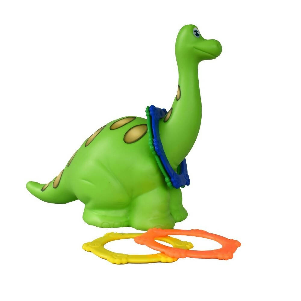 Juguete Dinosaurio con Aros para niños de Boy Toys, ideal para desarrollar habilidades y coordinación viso-manual