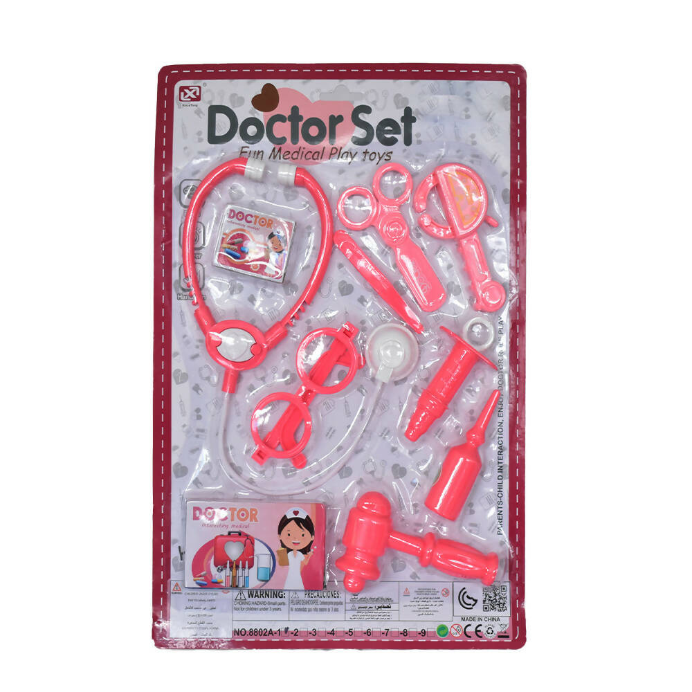 Set Doctora Mini con 10 accesorios. Juguetes educativos y seguros para niñas que sueñan con ser médicas.