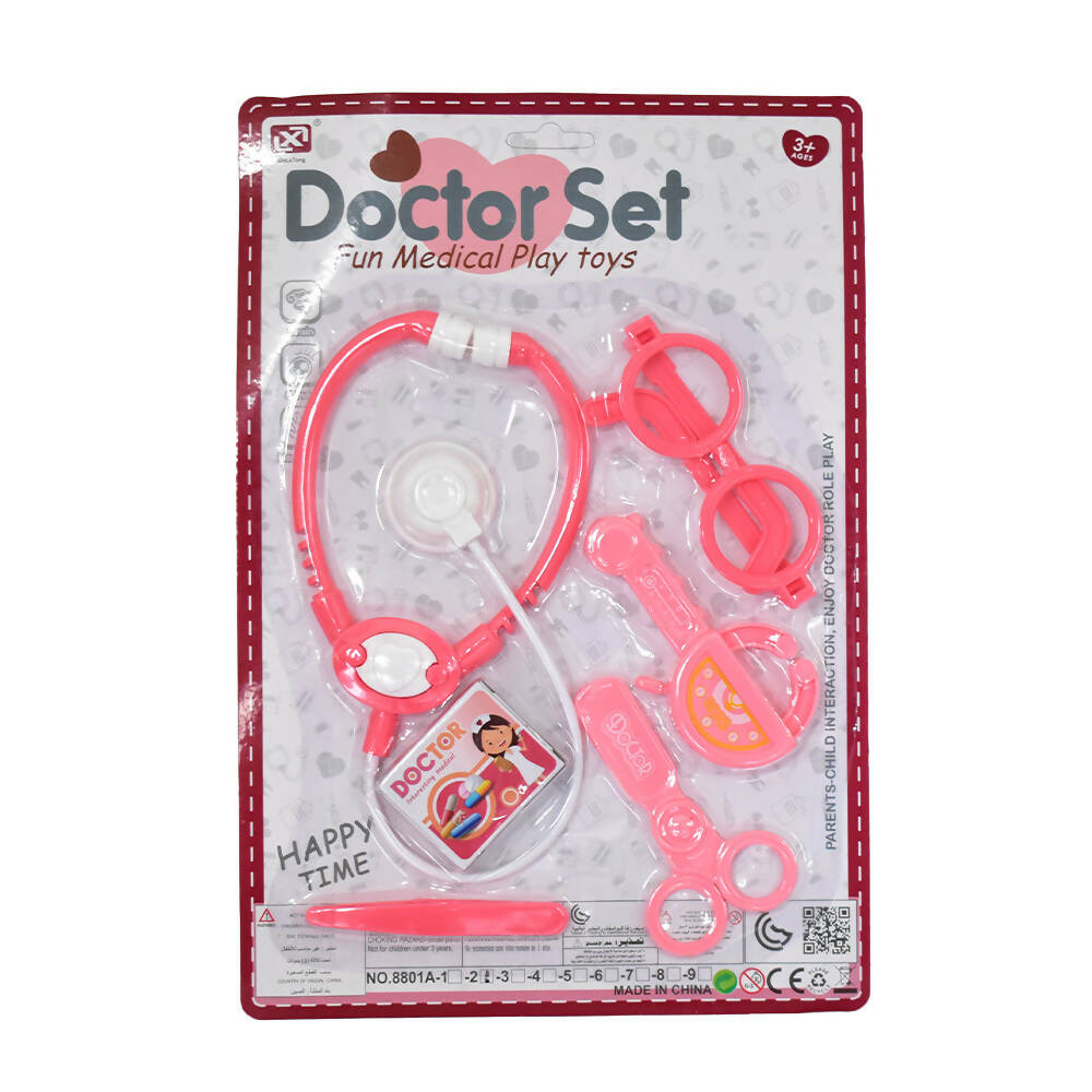 Set Doctora Mini con 6 accesorios. Juguetes educativos y seguros para niñas que sueñan con ser médicas.