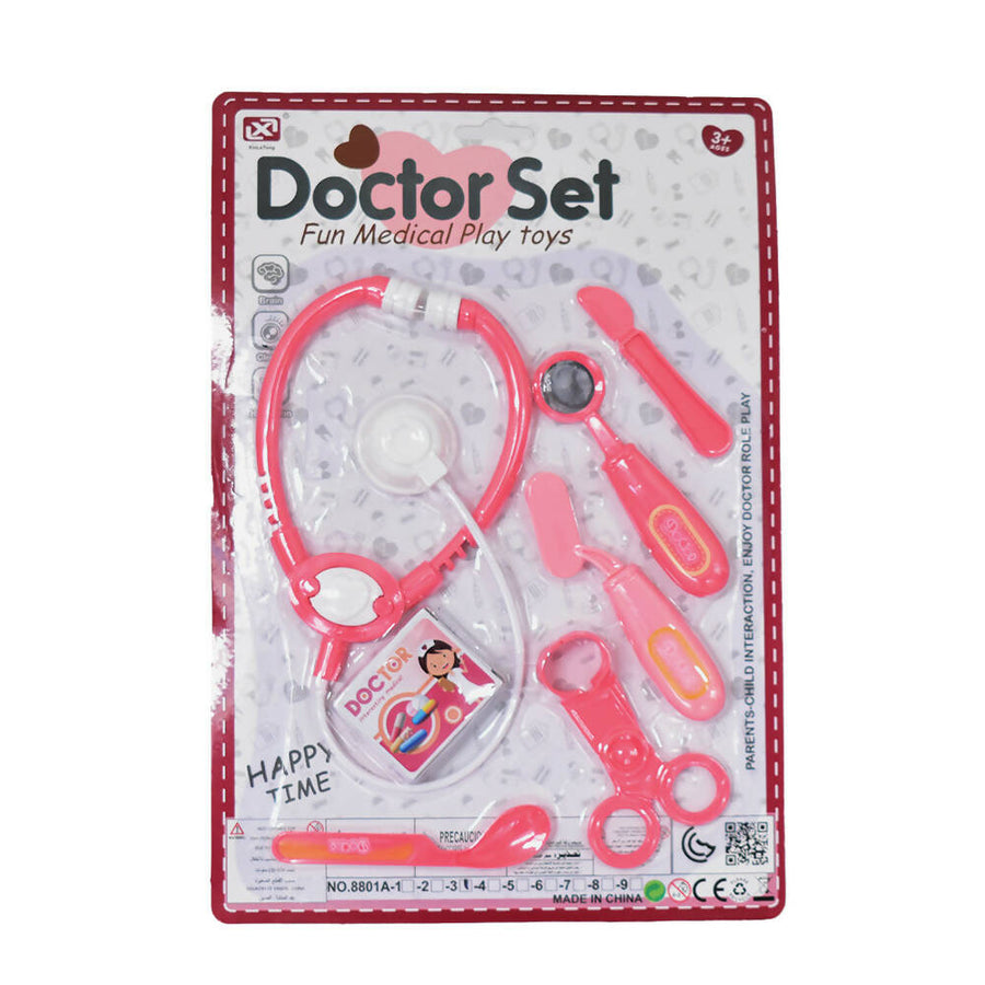 Set Doctora Mini con 7 accesorios. Juguetes educativos y seguros para niñas que sueñan con ser médicas.