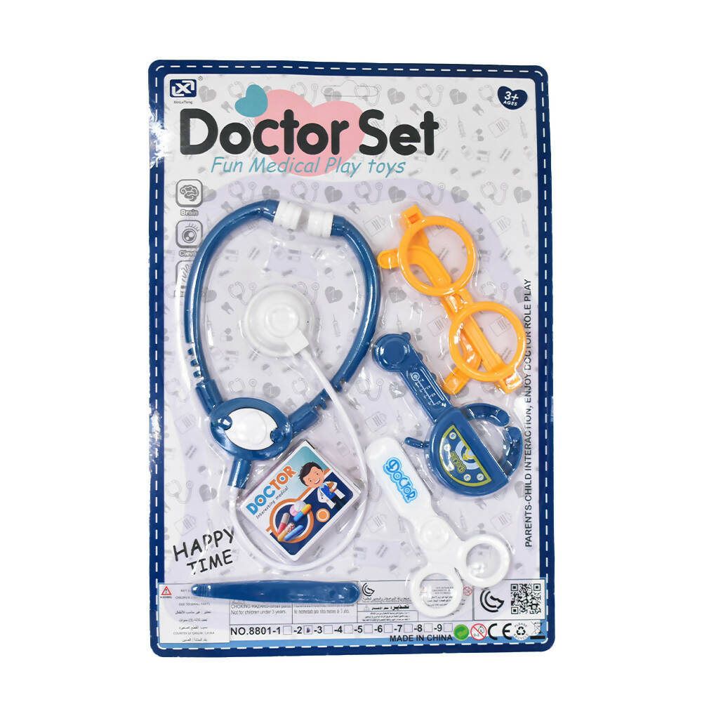 Set de Doctor Mini con 10 accesorios médicos para niños. Juguete educativo ideal para juegos de rol.