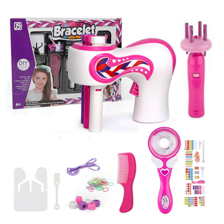 Trenzador de Cabello eléctrico para niñas, crea trenzas únicas y estilos divertidos fácilmente. Ideal para regalos.