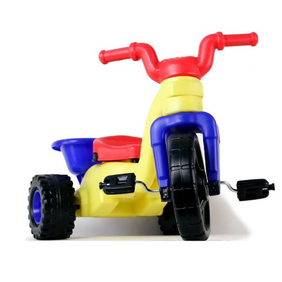 Triciclo con Volco Niño Boy Toys, ideal para el desarrollo motriz y horas de diversión al aire libre.