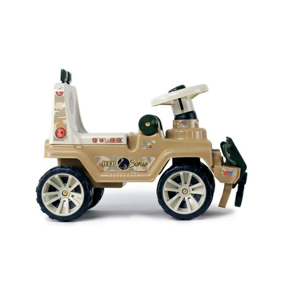 Vehículo Montable Jeep Safari Marca Boy Toys