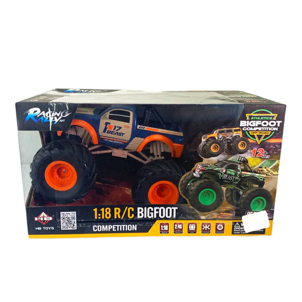 Camioneta Bigfoot a Control Remoto Naranja